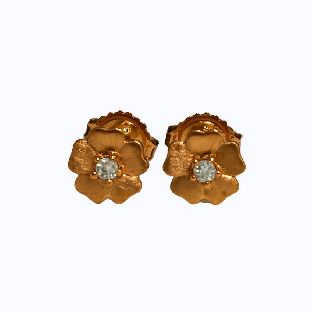 Petite Clover Diamond Earrings