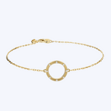 Serena Diamond Circle Bracelet
