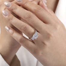Load image into Gallery viewer, Aneta Three Stone Diamond Engagement Ring
