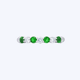 Lynn Emerald & Diamond Ring