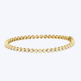 1.95ctw Bezel Set Diamond Tennis Bracelet