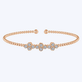 Emily Quatrefoil Diamond Station Cuff