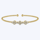 Emily Quatrefoil Diamond Station Cuff