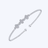Emily Quatrefoil Diamond Station Cuff