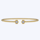 Lexi Hexagon Diamond Spilt Bangle
