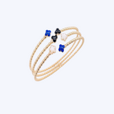 Raquel Clover Beaded Bangle