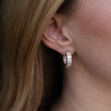 Kendall Radiant Lab-Grown Diamond Hoops