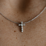 Eliza Cross Pendant Necklace