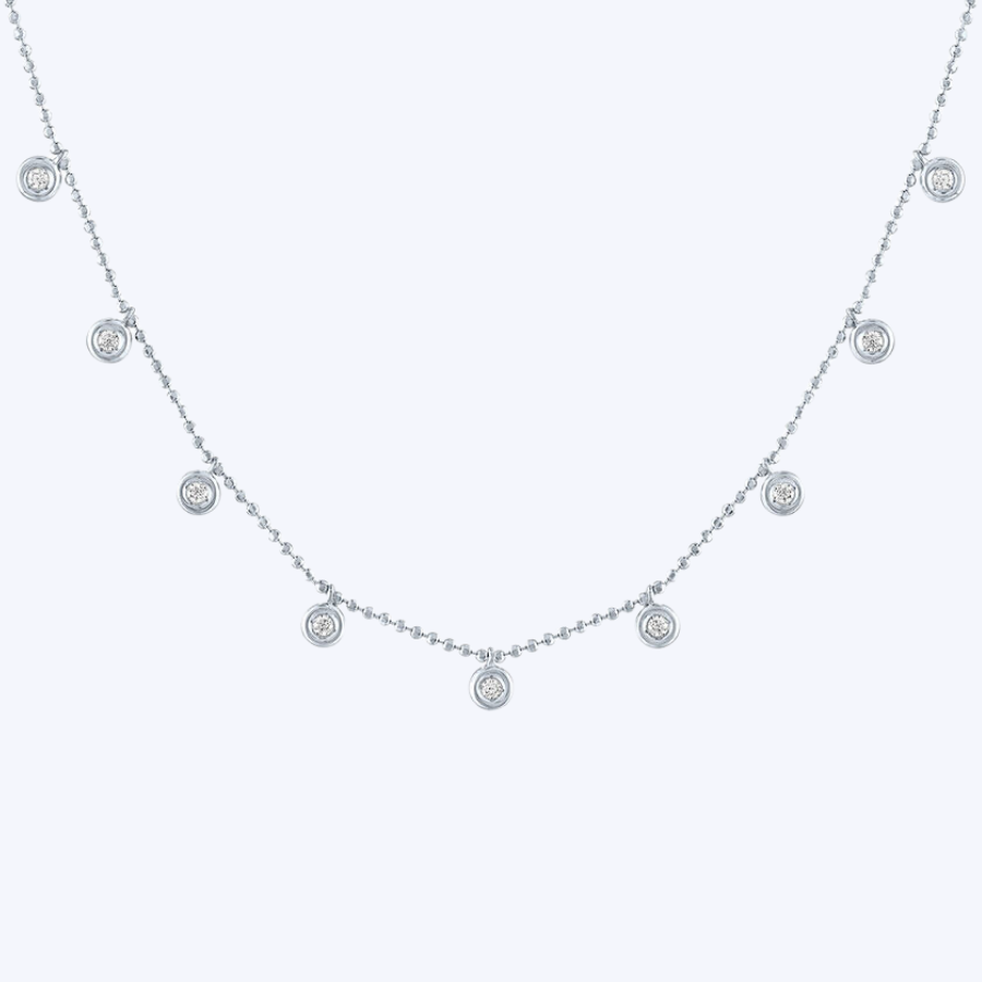 Cleopatra Diamond Drop Necklace