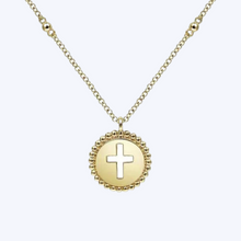 Load image into Gallery viewer, Bujukan Cross Pendant Necklace
