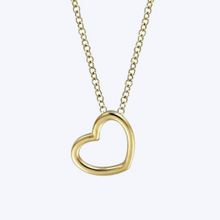 Load image into Gallery viewer, Tilted Heart Pendant Necklace
