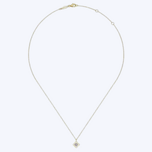 Load image into Gallery viewer, Floral Diamond Pendant Necklace
