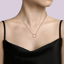 Load image into Gallery viewer, Chain Necklace with Circle
