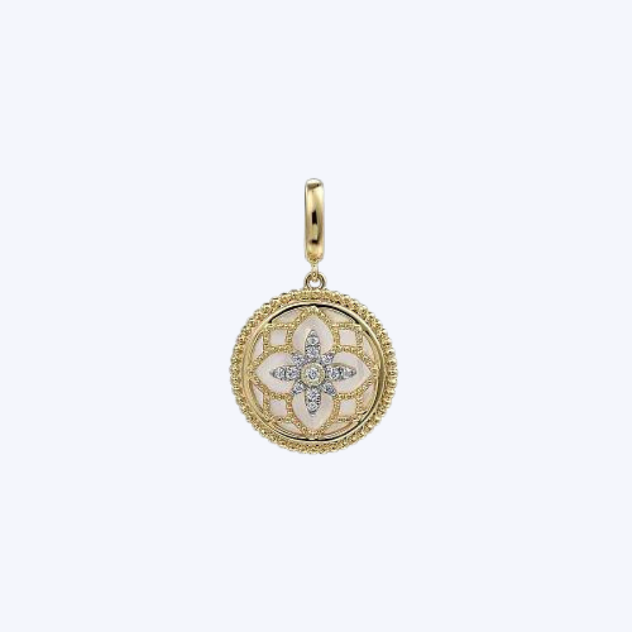 Diamond & Mother of Pearl Medallion