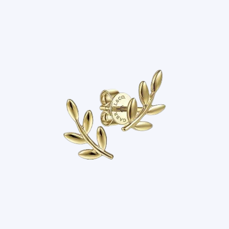 Laurel Branch Stud Earrings