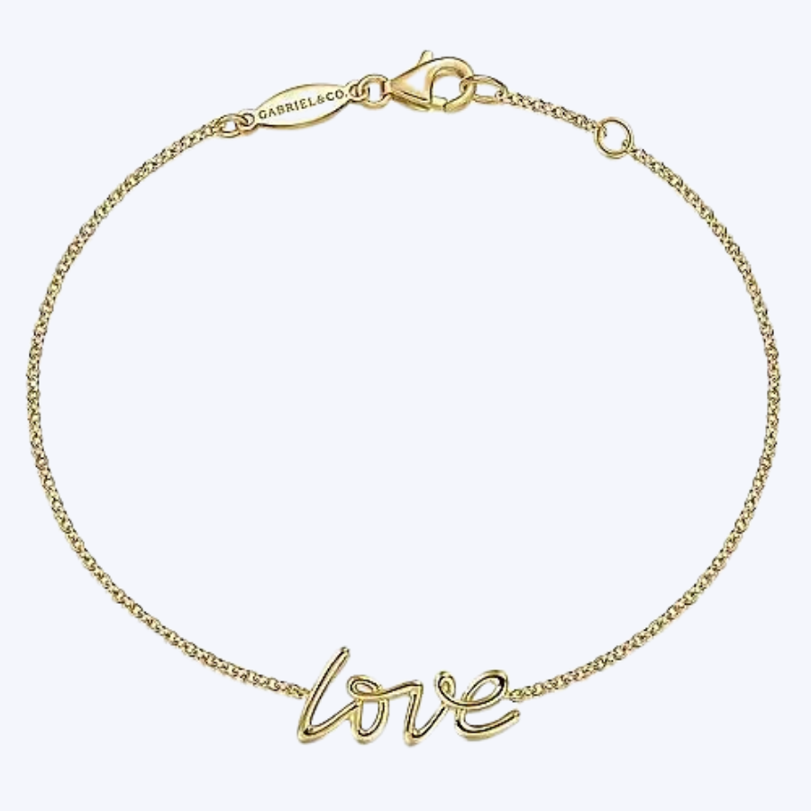 LOVE Chain Bracelet