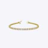 3.29ctw Laboratory-Grown Diamond Tennis Bracelet