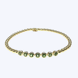 Torey Tsavorite Bar Stretch Bracelet