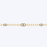 Kelly Diamond Paperclip Bracelet