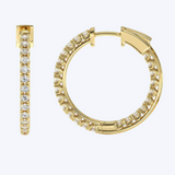 Dottie 20mm Diamond Hoops