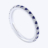 Kathleen Diamond & Sapphire Ring