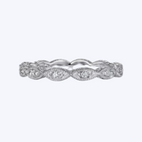 Kamila Marquise Vintage Style Filagree Diamond Ring