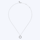 Marrisa Diamond Circle Pendant Necklace