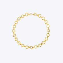 Load image into Gallery viewer, Puffed Round Link Bracelet
