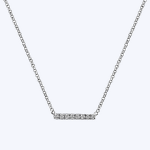 Load image into Gallery viewer, Gaby Petite Diamond Bar Necklace
