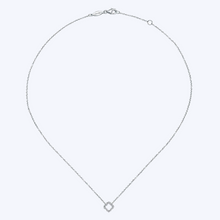 Load image into Gallery viewer, Diamond Accented Quatrefoil Necklace
