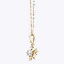 Load image into Gallery viewer, Stars Pearl Pendant Necklace
