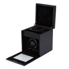 Load image into Gallery viewer, Black British Racing Single Watch Winder w/ Storage
