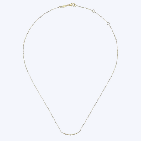 Diamond Stations Bar Necklace