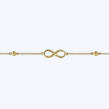 Chain Bracelet with Infinity Station