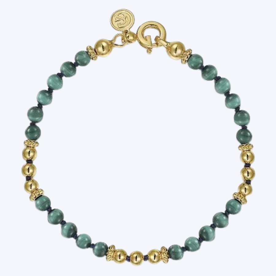 Malachite Beads Bracelet