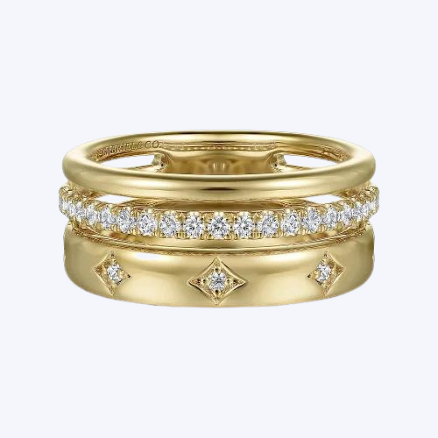 Diamond Stackable Ladies Ring