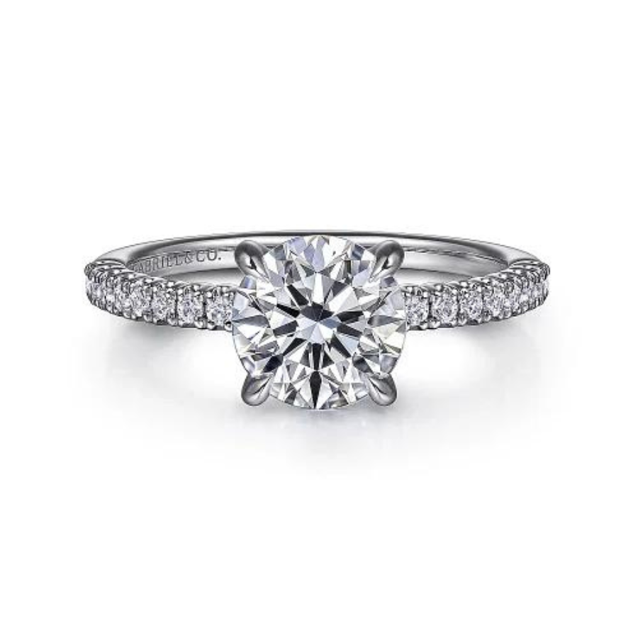 Eleanor Diamond Accented Engagement Ring