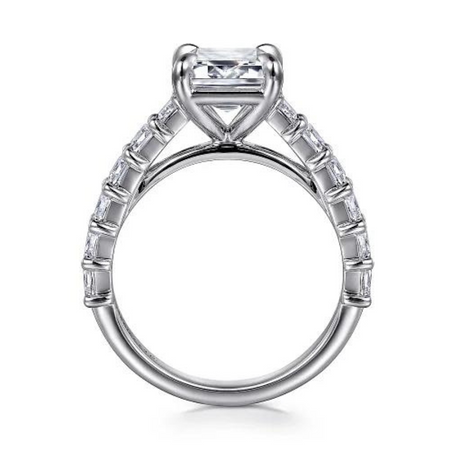 Brava Diamond Accented Engagement Ring