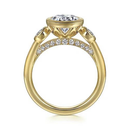 Henley Round Bezel Set Diamond Ring