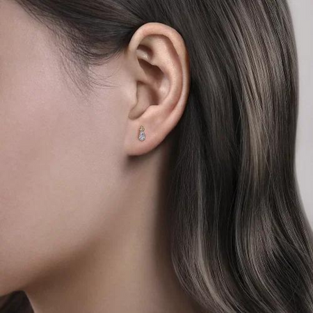 Diamond Bujukan Stud Earrings