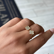 Load image into Gallery viewer, Flor De Lis Double Ring

