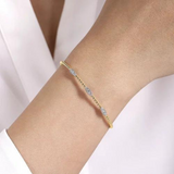 Diamond Marquise Stations Bangle