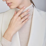 Dune Ring (4 Diamonds)