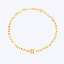 Load image into Gallery viewer, K. Mason Curb Link Gemstone Bracelet
