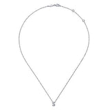 Diamond Initial S Pendant Necklace