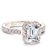 Claw & Channel Prong-Set Diamond Engagement Ring