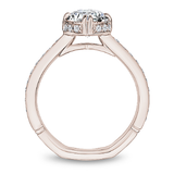 Claw & Channel Prong-Set Diamond Engagement Ring
