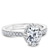 Claw & Channel Prong-Set Diamond Engagement Ring