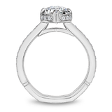 Claw & Channel Prong-Set Diamond Engagement Ring