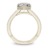 Claw & Channel Prong-Set Diamond Engagement Ring